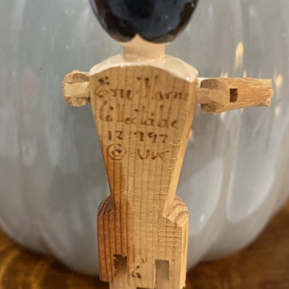 Signed Eric Horne Wooden Ballerina Doll - Picture 2 of 3